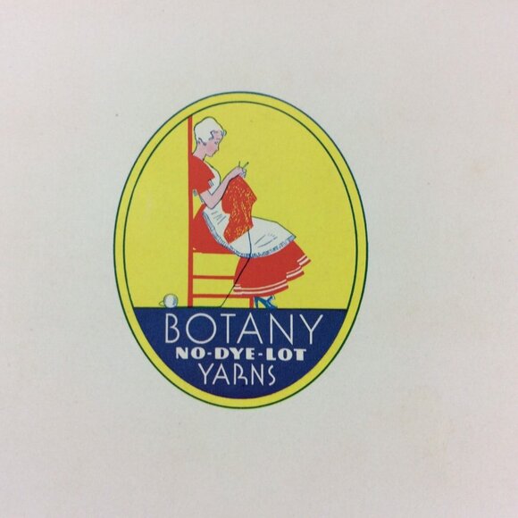 Knitted Classics By Botany Vol VI Family Sweaters Afghans Knitting Designs 1942 - Picture 3 of 10